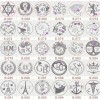 ตราประทับครั่ง กรอบลาย สามารถใส่ชื่อได้ A-024